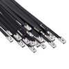 vidaXL Kabelov&aacute; vazba 25 ks 4,6 x 450 mm Čern&aacute;