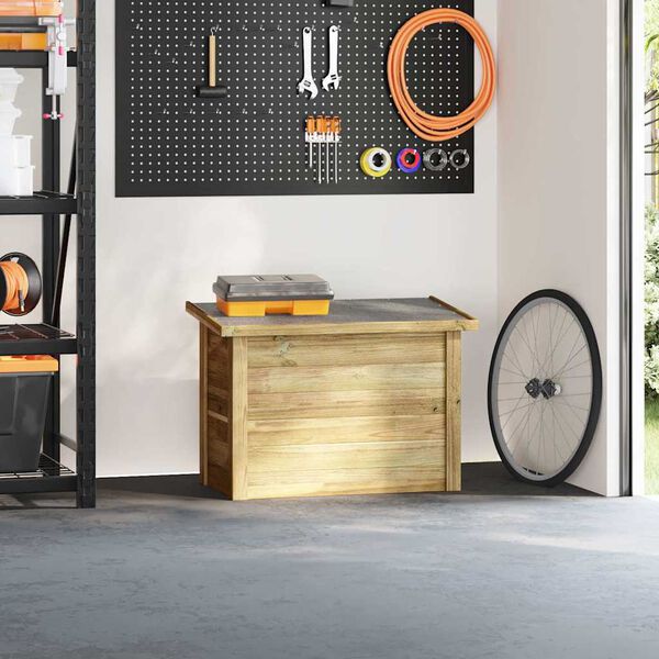 vidaXL &Uacute;ložn&aacute; krabice s &uacute;loži&scaron;těm Př&iacute;rodn&iacute; 80 x 44,5 x 57,5 cm