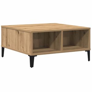 vidaXL Konferenčn&iacute; stolek Artisanov&yacute; dub 60 x 60 x 30 cm