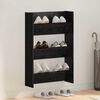vidaXL Skříň na obuv Černý dub 60 x 18 x 90 cm kompozitní dřevo