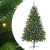 vidaXL V&aacute;nočn&iacute; stromeček s 300 LED diodami s stojanem Zelen&aacute; 180 cm PE
