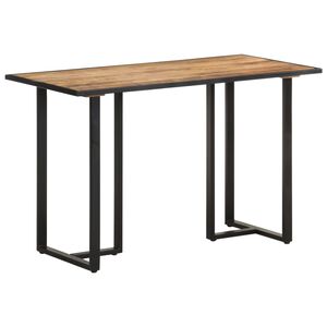 vidaXL J&iacute;deln&iacute; stůl 120 cm hrub&eacute; mangovn&iacute;kov&eacute; dřevo