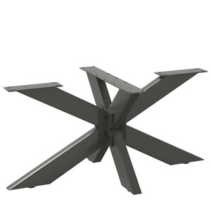 vidaXL Noha konferenčn&iacute;ho stolku ve tvaru pavouka antracitov&aacute; 98 x 58 x (42-43) cm ocel