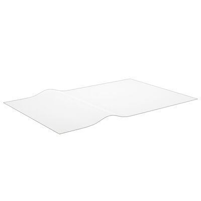 vidaXL Ochranná fólie na stůl průhledná 100 x 60 cm 1,6 mm PVC