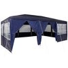 vidaXL Party Stan 600 x 400 x 266 cm Modr&aacute; Polyethylen