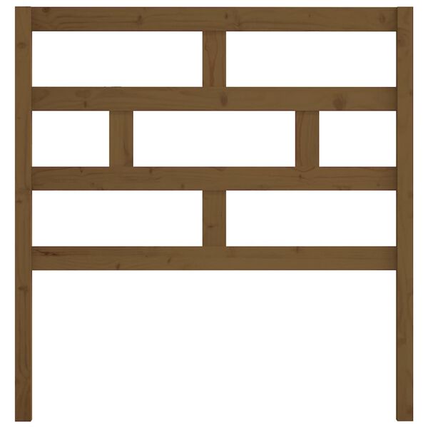 vidaXL Čelo postele medově hněd&eacute; 106 x 4 x 100 cm masivn&iacute; borovice