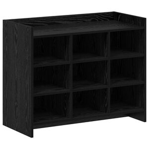 vidaXL Skř&iacute;ň na obuv Čern&yacute; dub 85 x 39,5 x 70 cm Kompozitn&iacute; dřevo