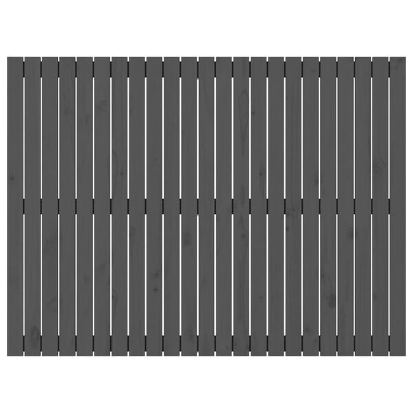 vidaXL N&aacute;stěnn&eacute; čelo postele &scaron;ed&eacute; 146,5x3x110 cm masivn&iacute; borov&eacute; dřevo