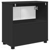 vidaXL Koupelnov&aacute; skř&iacute;ň pod umyvadlo s polic&iacute; Čern&aacute; 60 x 30 x 60 cm