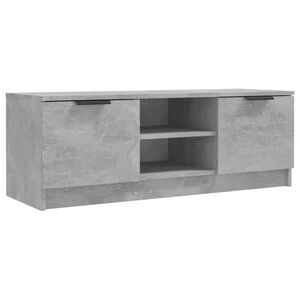 vidaXL TV skř&iacute;ňka betonově &scaron;ed&aacute; 102 x 35 x 36,5 cm kompozitn&iacute; dřevo