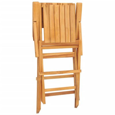 vidaXL Skládací zahradní židle 2 ks 55x61x90 cm masivní teakové dřevo