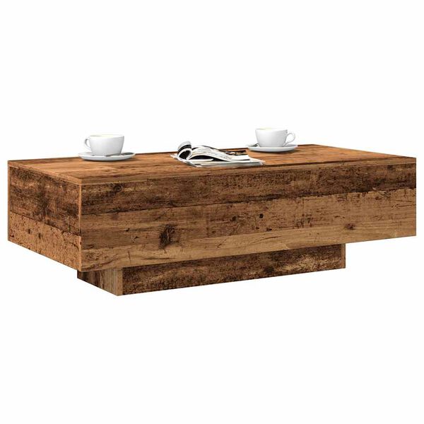 vidaXL Konferenční stolek old wood 100 x 49,5 x 31 cm kompozitní dřevo
