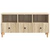 vidaXL Televizn&iacute; skř&iacute;ň Sonoma dub 102 x 34,5 x 50 cm Dřevěn&yacute; materi&aacute;l