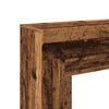 vidaXL Krbová obestavba old wood 100 x 30 x 87,5 cm kompozitní dřevo