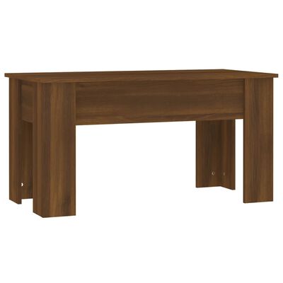 vidaXL Konferenční stolek hnědý dub 101 x 49 x 52 cm kompozitní dřevo