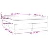 vidaXL Box spring postel s matrac&iacute; tmavě zelen&aacute; 180x200 cm samet