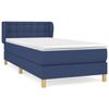 vidaXL Box spring postel s matrac&iacute; modr&aacute; 80x200 cm textil