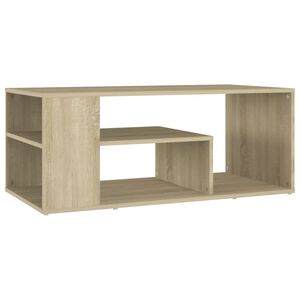 vidaXL Konferenčn&iacute; stolek dub sonoma 100x50x40 cm kompozitn&iacute; dřevo