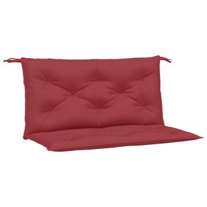 vidaXL Podu&scaron;ky na zahradn&iacute; lavici 2 ks v&iacute;nov&eacute; 100x50x7 cm l&aacute;tka oxford
