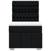 vidaXL Box spring postel s matrac&iacute; čern&aacute; 100 x 200 cm textil