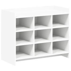 vidaXL Skř&iacute;ň na obuv B&iacute;l&aacute; 85 x 39,5 x 70 cm Kompozitn&iacute; dřevo