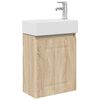 vidaXL Koupelnov&aacute; skř&iacute;ňka s bateri&iacute; Dub sonoma 45,5 x 22,5 x 84 cm