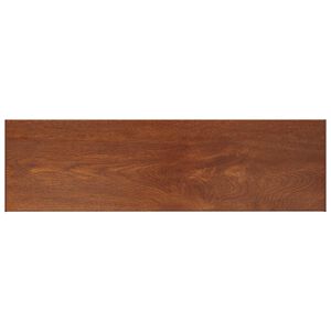 vidaXL Parapet okna Hněd&eacute; dřevo 120 x 45 x 4,5 cm PVC