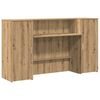 vidaXL Recepčn&iacute; stůl dub artisan 180x50x103,5 cm kompozitn&iacute; dřevo