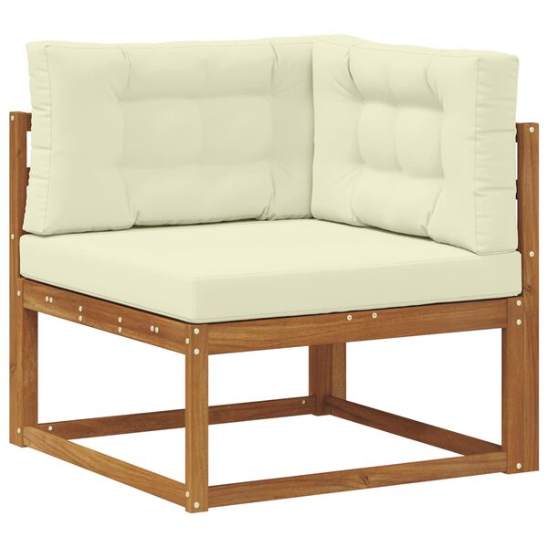 vidaXL Venkovn&iacute; pohovkov&aacute; souprava 8 pcs Přirozen&aacute; a Kr&eacute;mov&aacute;