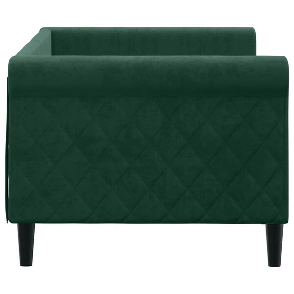 vidaXL V&aacute;lenda tmavě zelen&aacute; 80 x 200 cm samet