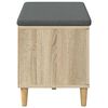 vidaXL Chodbičkov&aacute; lavice s pol&scaron;t&aacute;řem Sonoma dub 80 x 38 x 46 cm