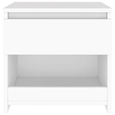 vidaXL Noční stolek bílý 40 x 30 x 39 cm dřevotříska