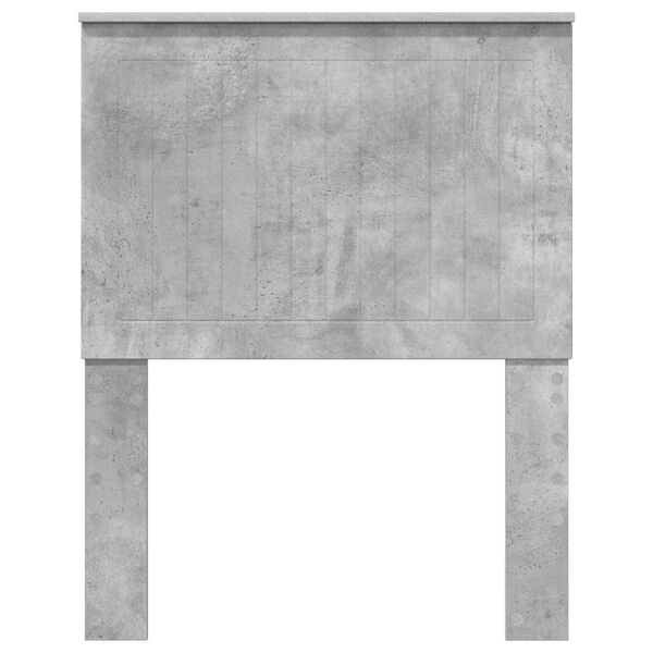 vidaXL Čelo postele s čelo Betonově &scaron;ed&aacute; 75 cm Kompozitn&iacute; dřevo