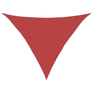 vidaXL Plachta proti slunci 160 g/m&sup2; červen&aacute; 2,5 x 2,5 x 3,5 m HDPE