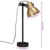 vidaXL Stolní lampa 25 W staromosaz 15 x 15 x 55 cm E27