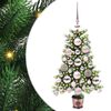 vidaXL V&aacute;nočn&iacute; stromeček s 150 LED diodami s stojanem Zelen&aacute; 65 cm PE