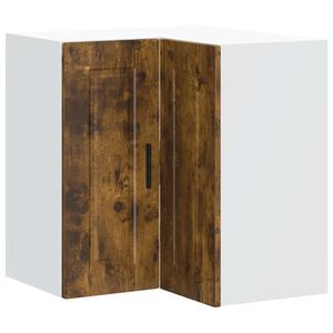 vidaXL Kuchyňsk&aacute; n&aacute;stěnn&aacute; rohov&aacute; skř&iacute;ňka "Porto" kouřov&yacute; dub kompozit