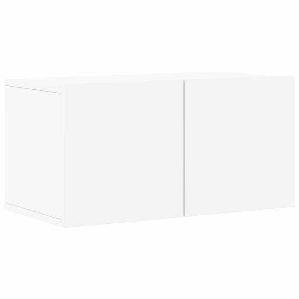 vidaXL 8d&iacute;ln&yacute; set TV skř&iacute;něk b&iacute;l&yacute; kompozitn&iacute; dřevo