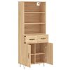 vidaXL Skř&iacute;ň highboard dub sonoma 69,5 x 34 x 180 cm kompozitn&iacute; dřevo