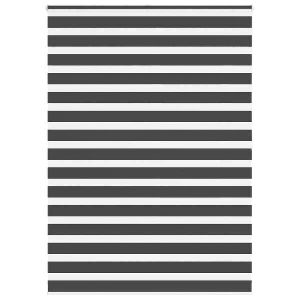 vidaXL Zebra roleta čern&aacute; 155x200 cm &scaron;&iacute;řka l&aacute;tky 150,9 cm polyester