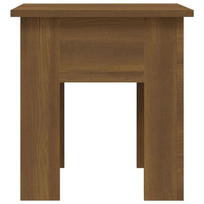 vidaXL Konferenční stolek hnědý dub 40 x 40 x 42 cm dřevotříska
