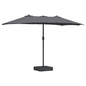 vidaXL Zahradn&iacute; slunečn&iacute;k Antracit 385 x 209 x 244 cm Polyester a ocel