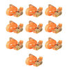 vidaXL Ráčnové upínací pásy, 10 ks, 0,4 tun, 6mx25mm, oranžové