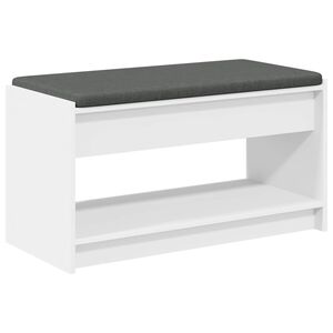 vidaXL Chodbičkov&aacute; lavice B&iacute;l&yacute; 83 x 38 x 45 cm