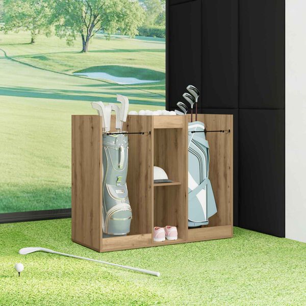 vidaXL Golfov&aacute; skř&iacute;ň Jednobarevn&yacute; Artisanov&yacute; dub 102 x 45 x 85,5 cm