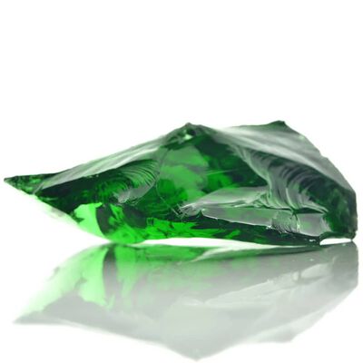 vidaXL Gabionové kameny skleněné zelené 60–120 mm 25 kg