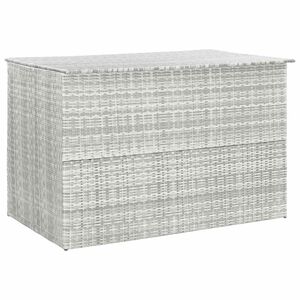 vidaXL Zahradn&iacute; &uacute;ložn&yacute; box světle &scaron;ed&yacute; 150 x 100 x 100 cm polyratan