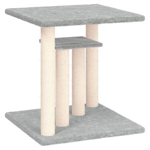 vidaXL &Scaron;krabadlo pro kočky s plo&scaron;inami světle &scaron;ed&eacute; 50 cm