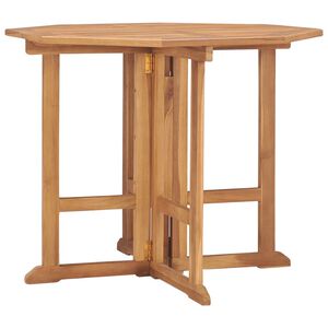 vidaXL Skl&aacute;dac&iacute; zahradn&iacute; j&iacute;deln&iacute; stůl 90 x 90 x 75 cm masivn&iacute; teak