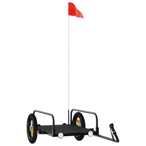 vidaXL Voz&iacute;k za kolo čern&yacute; 122 x 53 x 31 cm železo